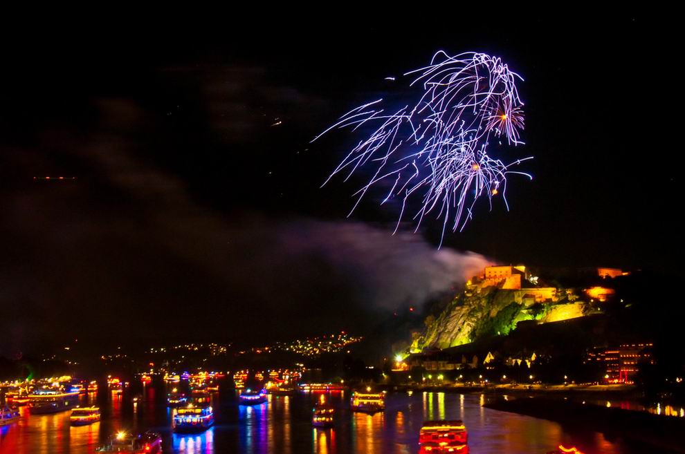 Koblenz Rhein in Flammen